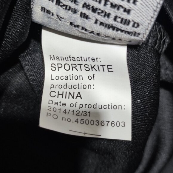 Easton active wear long sleeve shirt men's size XL black with white logo - Picture 6 of 11